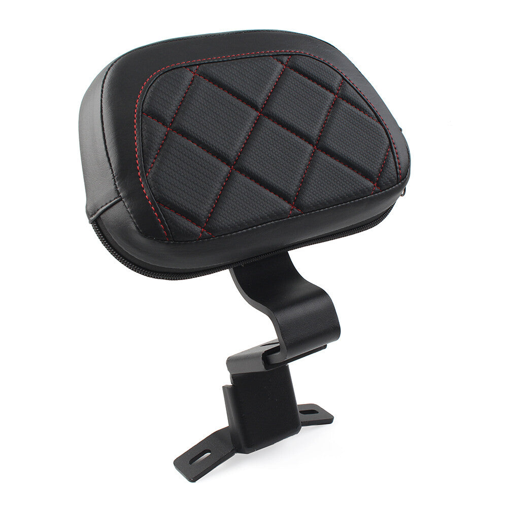 Front Driver Rider Backrest Stitching Pad Fit for Harley Touring CVO Road Electra
