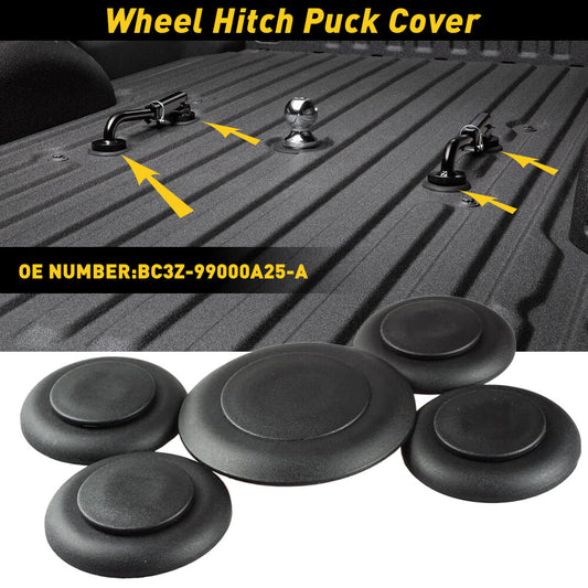for Super Duty 5th Wheel Hitch Ball Cover Plug Trim Ring Kit 2011 - 23- v