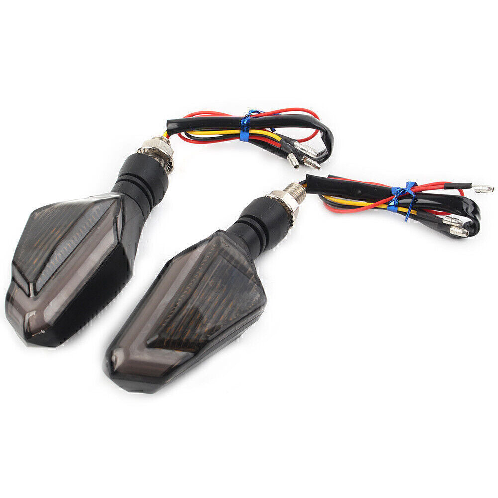 Smoke Turn Signal Lights Indicator Blinker Tail Light Daytime Running Lamp Q