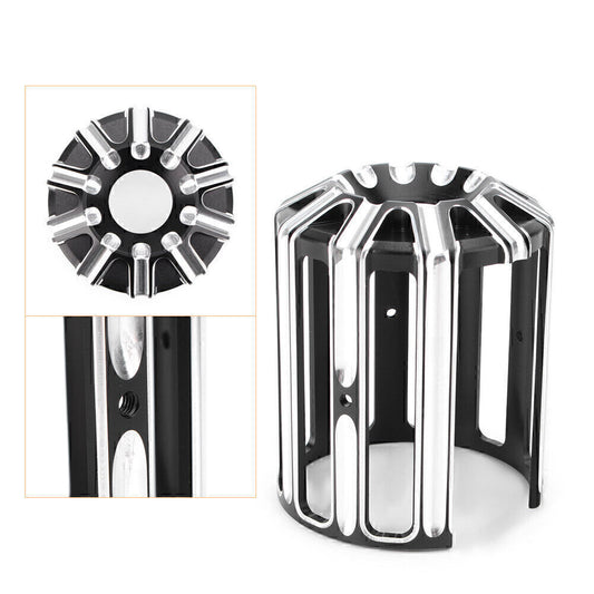 for Harley Davidson Twin Cam Dyna Black CNC Aluminum Oil Filter Cover Cap Trim Q