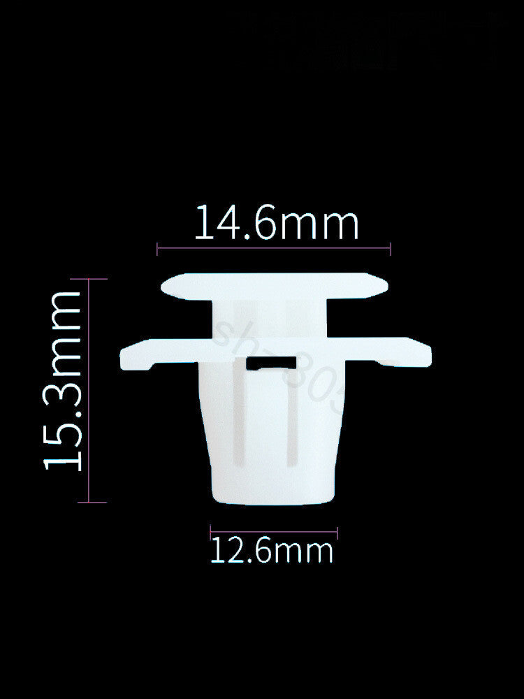 10 Pcs Car Side Skirt Sill Guard Moulding Trim Fastener Clips for Honda
