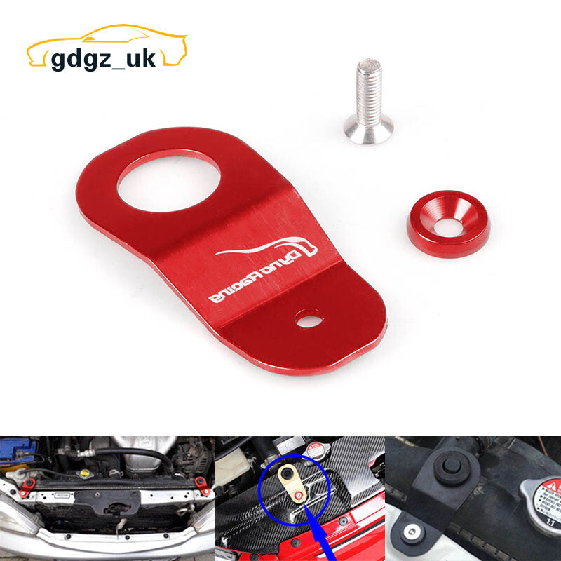 Red Aluminum Radiator Stay Mount BracketWasher for Honda for Civic EK S2000 for Acura
