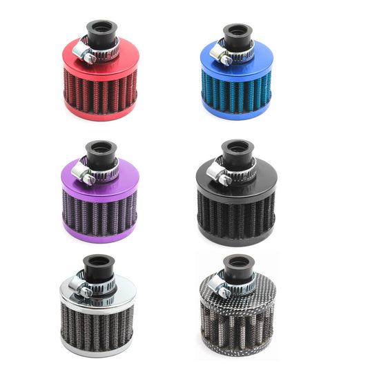 12mm Cold Air Intake Filter Breather Turbo Vent Crankcase Cleaner Valve Cover