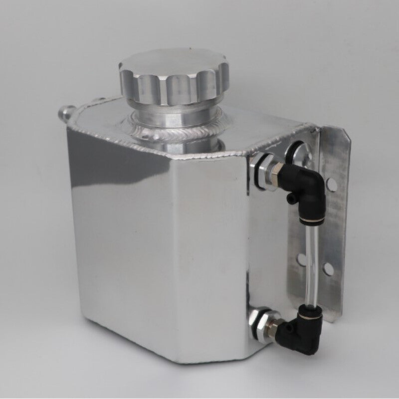 Universal Vehicle Aluminum Coolant Tank 1000 ml (1L) - Tank with Vent - n
