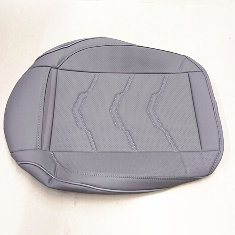Gray PU Leather Car Front Cover Full Surround for Seat Cushion Protector Accessories n