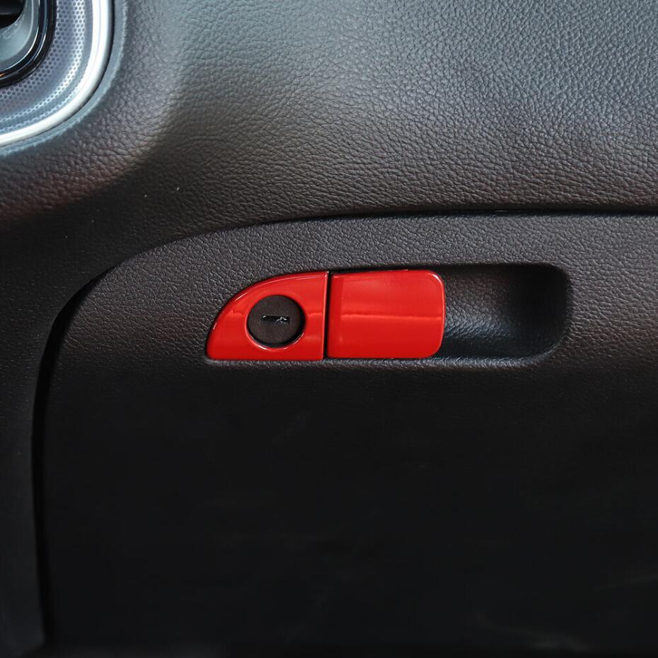 For 11-2023 for Dodge Charger ABS Red Dashboard Storage Box Switch Button Cover Trim v