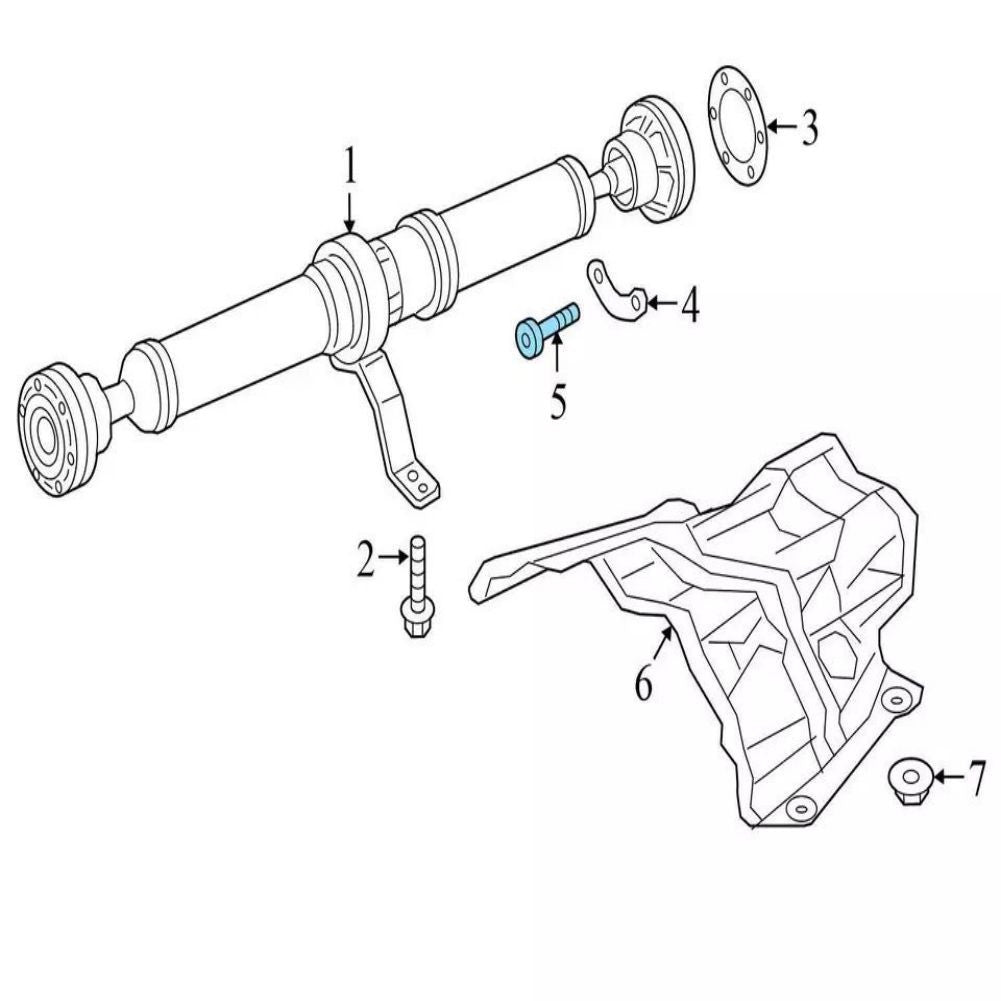 N10719001 Drive Shaft Assembly Bolt for Audi for VW Q