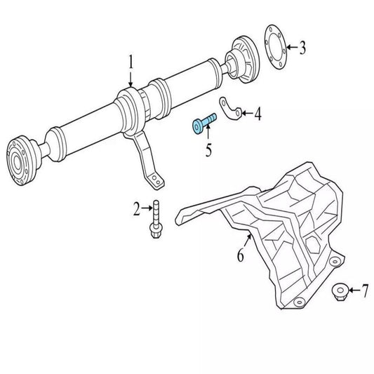 N10719001 Drive Shaft Assembly Bolt for Audi for VW Q