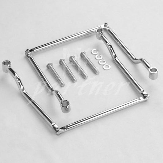 Chrome Saddle Bag Support Bars Mounts Bracket for Harley for Kawasaki for Honda for Yamaha Q