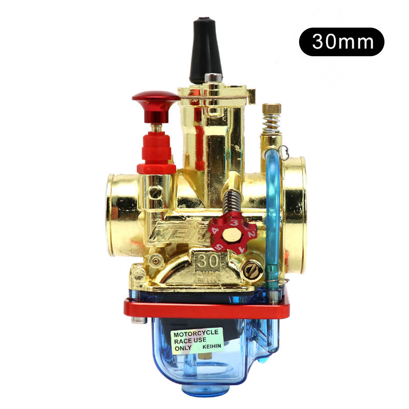 Universal Motorcycle Golden 30mm Carburetor Carb ZSK For Dirt Bike Quad Q