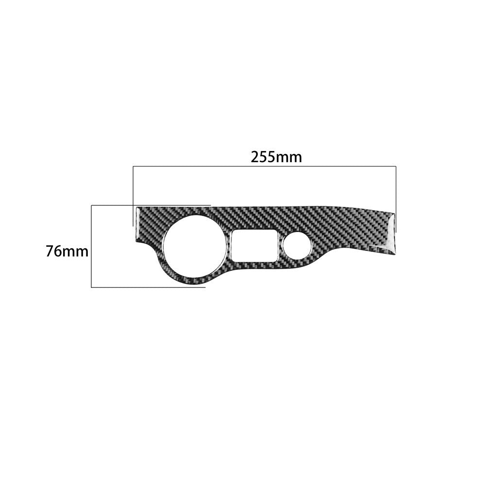 Red Center Water Cup Holder Frame Carbon Fiber Trims for VW for Golf 8 MK8 GTI 20-21 v