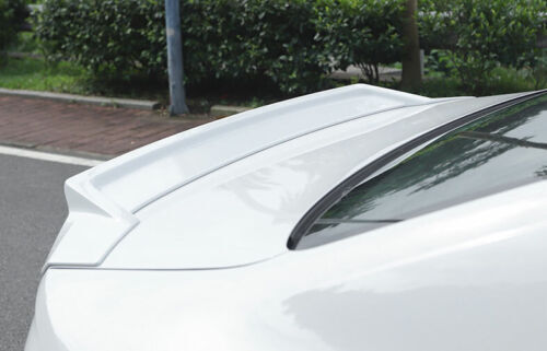 Rear Trunk Spoiler Wing Flap for Volkswagen for Jetta Mk7 2019-2021 1PCS ABS White