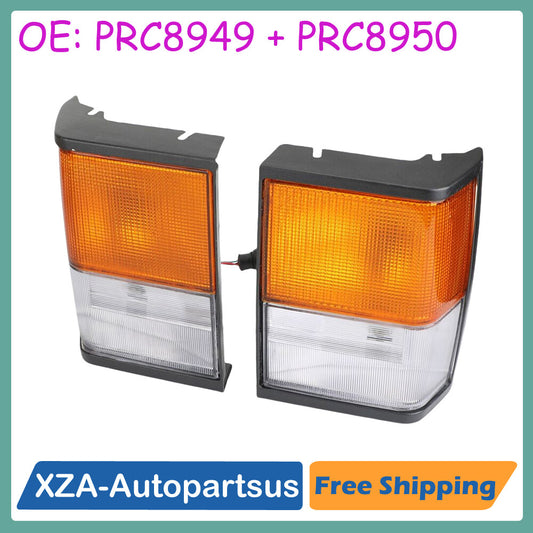 A pair of turn signal corner lights are suitable for Land Rover for Range Rover 1987 - 1995 County Sport. Q