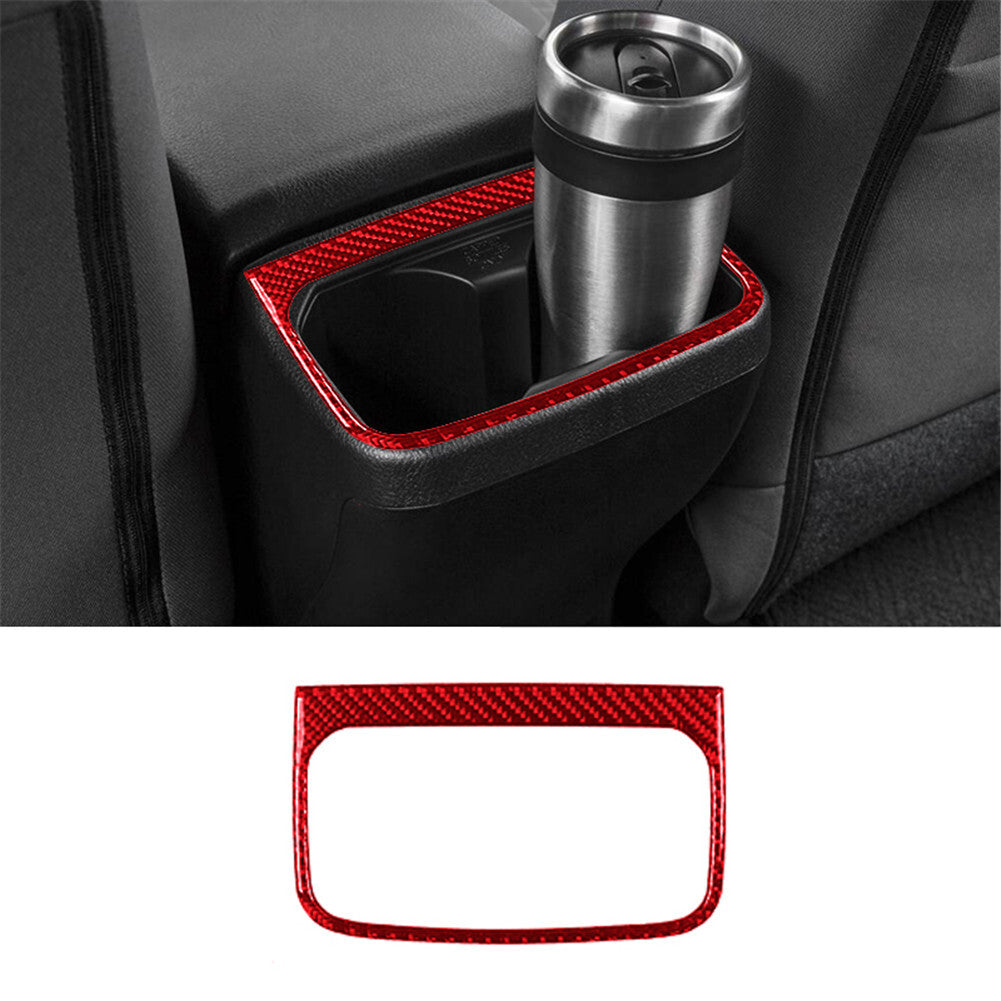 2Pcs Carbon Fiber Door Panel Cover Trim for Mustang Convertible 2001-2004 v