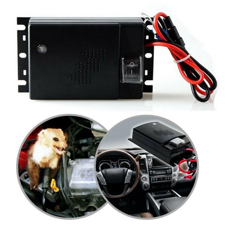 12-45kHz Ultrasonic Outdoor Vehicle Rodent and Mouse Repellent for Protecting Car Cables n