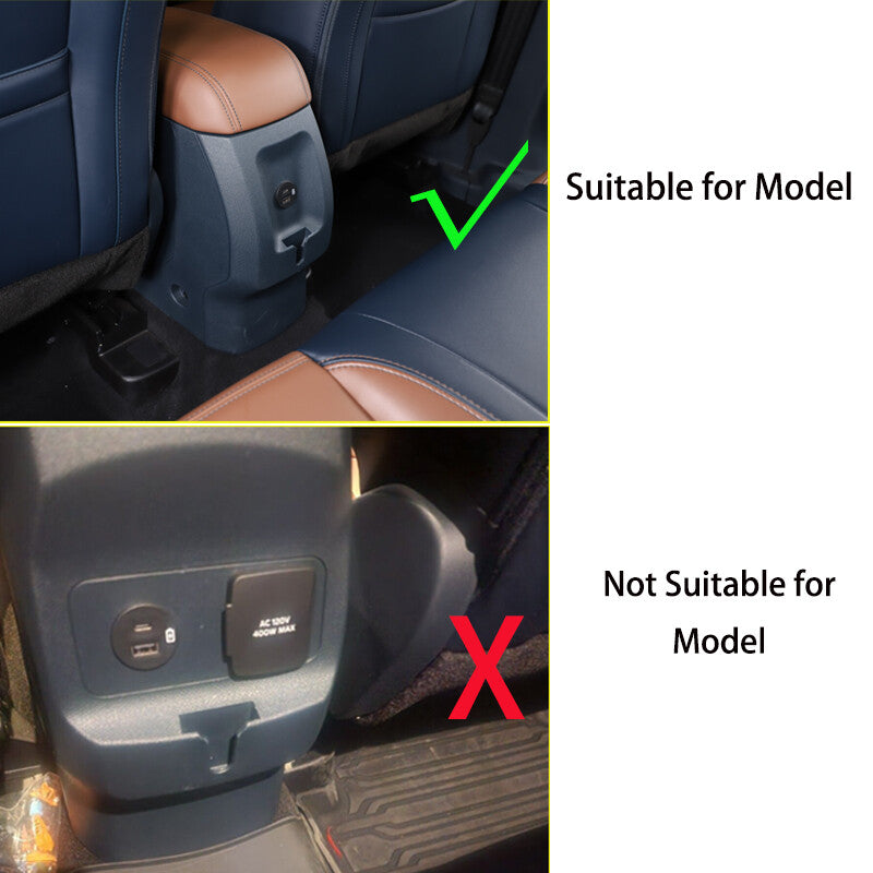 Carbon Fiber ABS Center Control Transmission Cup Trim for Hond Pilot 2015-22- v
