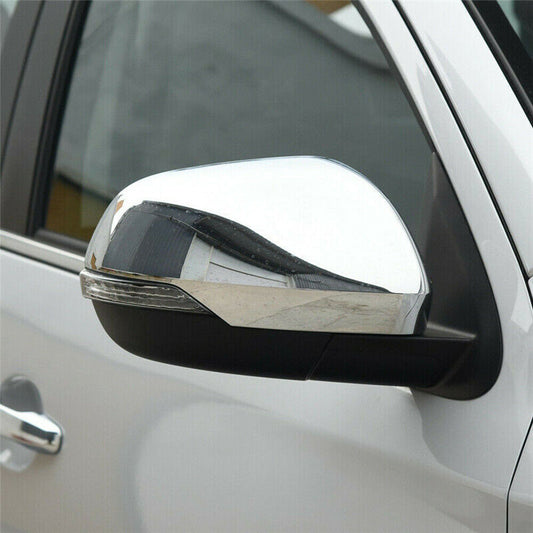 2X Rearveiw Side Mirror Cover Trim for Mitsubishi Montero Pajero Sport 2020 2021