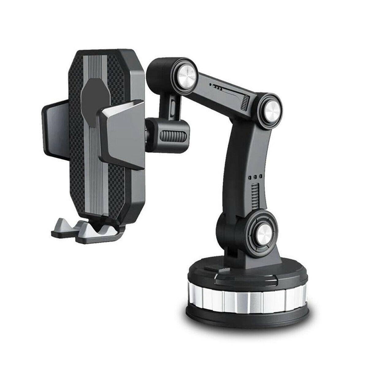 360° Phone Holder Suction Cup Mount Suitable for Car Dashboards/Windshields, Adjustable n