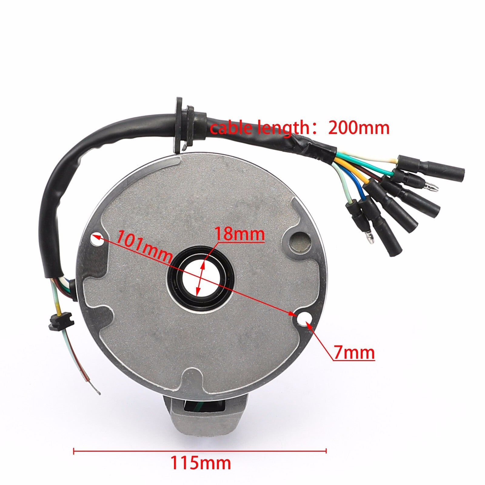 Engine side cover protective shell 2 Coil magnetic stator kit for 110cc and 125cc Pit Dirt bicycles