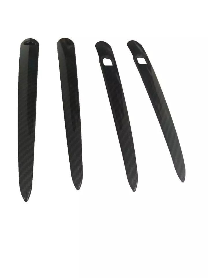 4pcs Carbon Fiber Door Handle Covers Trim for Toyota for Sienna 2021-24 Accessories