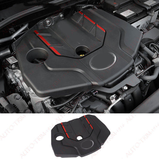 Black Engine Dust-Proof Protect Cover Trim for Toyota for Corolla Cross 2022-2023