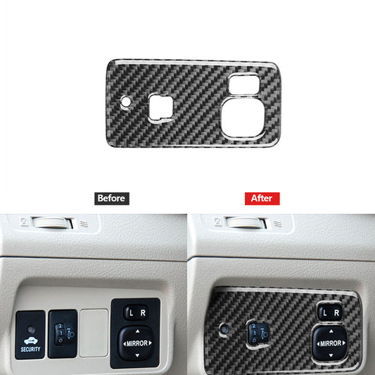 2X Carbon Fiber Dashboard Air Vent Outlet Cover Trim for Mazda CX-9 2010-2015 v