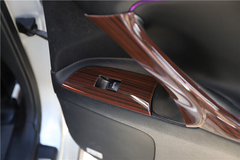 Interior Door Armrest Panel Trim Decoration Fit for Lexus IS 2006-2011 Red Wood