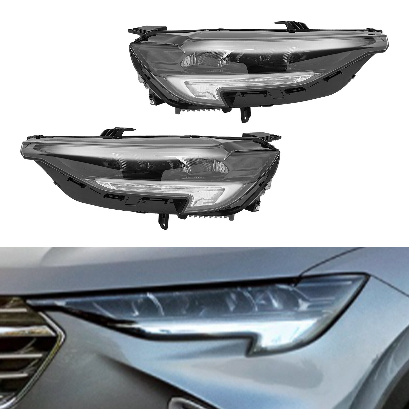 Headlamps Left+Right Side For 2021 2022 2023 24 for Buick Envision LED Headlights n
