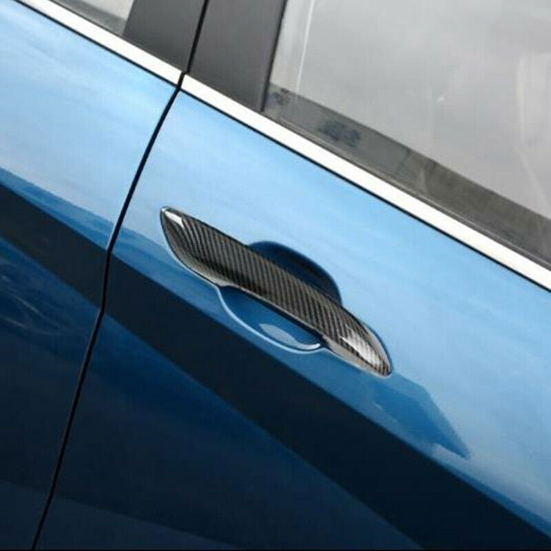 Carbon Fiber ABS Side Door Handle Molding Cover Trims for Hyundai for Elantra 21-22