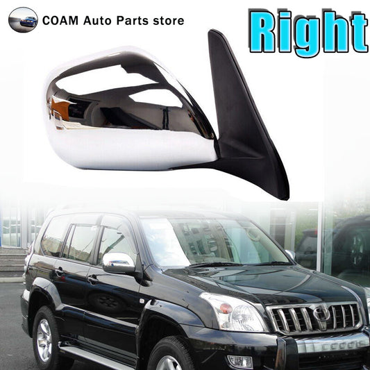 Suitable for Toyota for Land Cruiser Prado 2002 - 2009 LC120 door rearview side mirrors (Assy, right-hand grip)