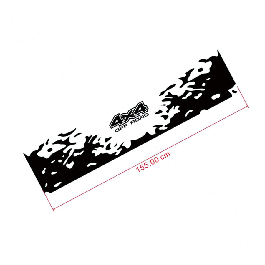 Car Tail box Styling Sticker 4X4 OFF ROAD Graphics Vinyl Decals For Pickup Truck