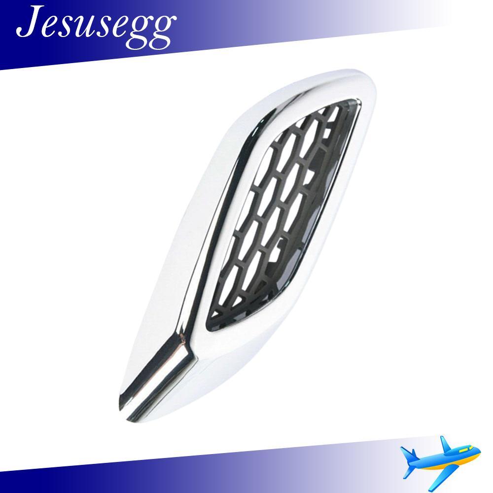 Left Side Fender Air Vent Outlet Cover Trim Fit for Maserati Levante Chrome