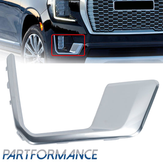 Right Front Passenger Fog Lamp Cover Trim Molding for 2021 - 2023 for GMC for Yukon XL - v