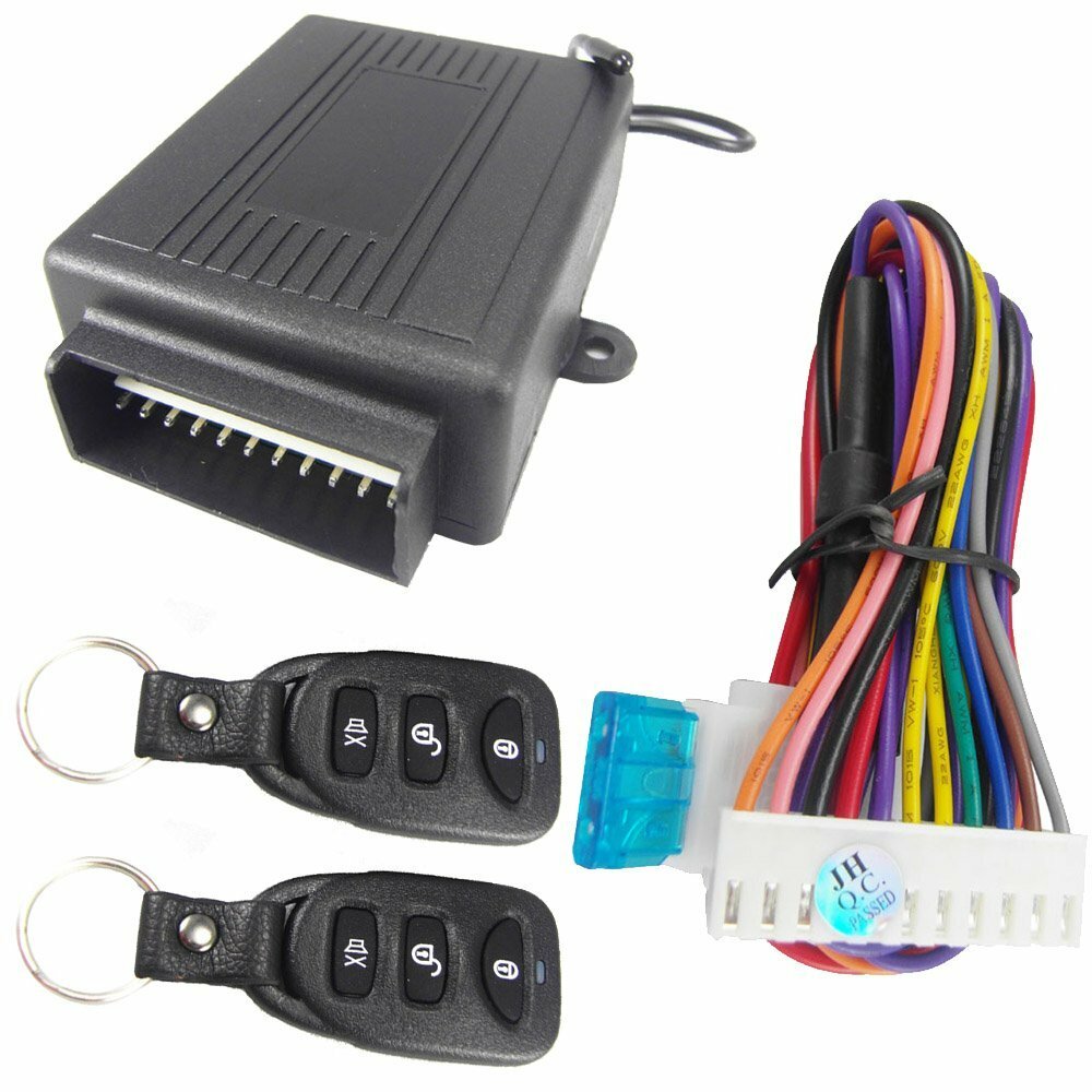 1×Car Anti-theft Alarm Remote Control Central Kit Door Lock Keyless Entry System