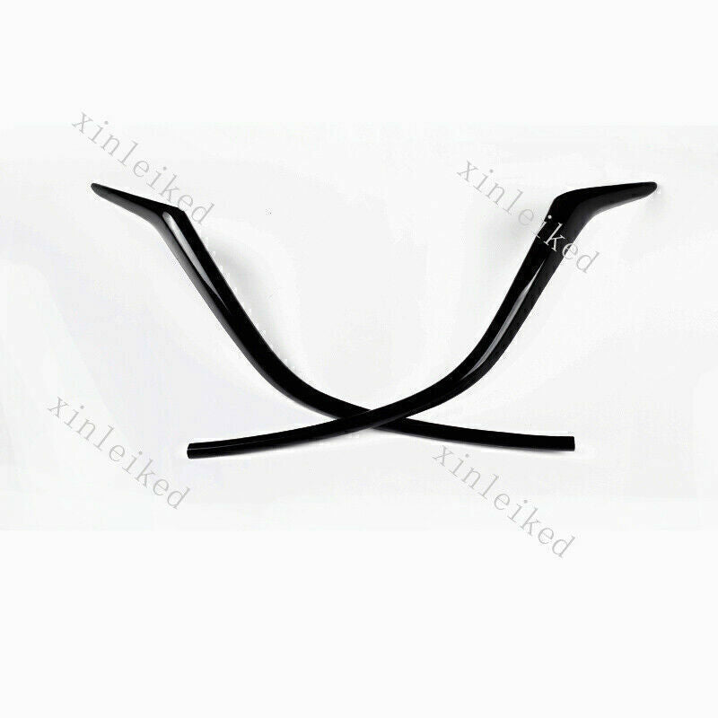 for Mazda 3 Axela 14-2016 Glossy Black Front Center Side Mesh Grille Strip Trim