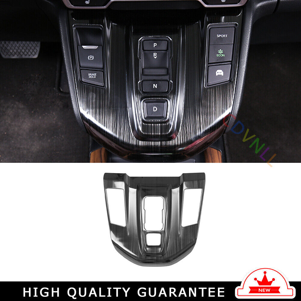 Middle Console Gear Shift Panel Trim for Honda CRV CR-V 2017-2022 Black Titanium