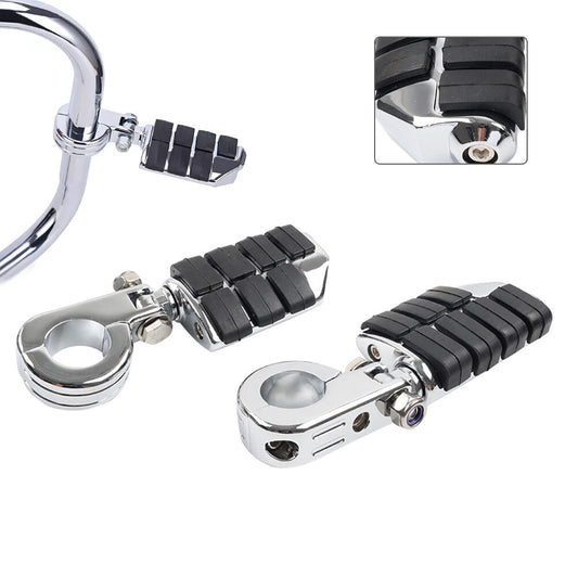 1-1/4 Highway Bar Footpeg Foot Pegs Mount Fit for Harley Touring Road Street Glide