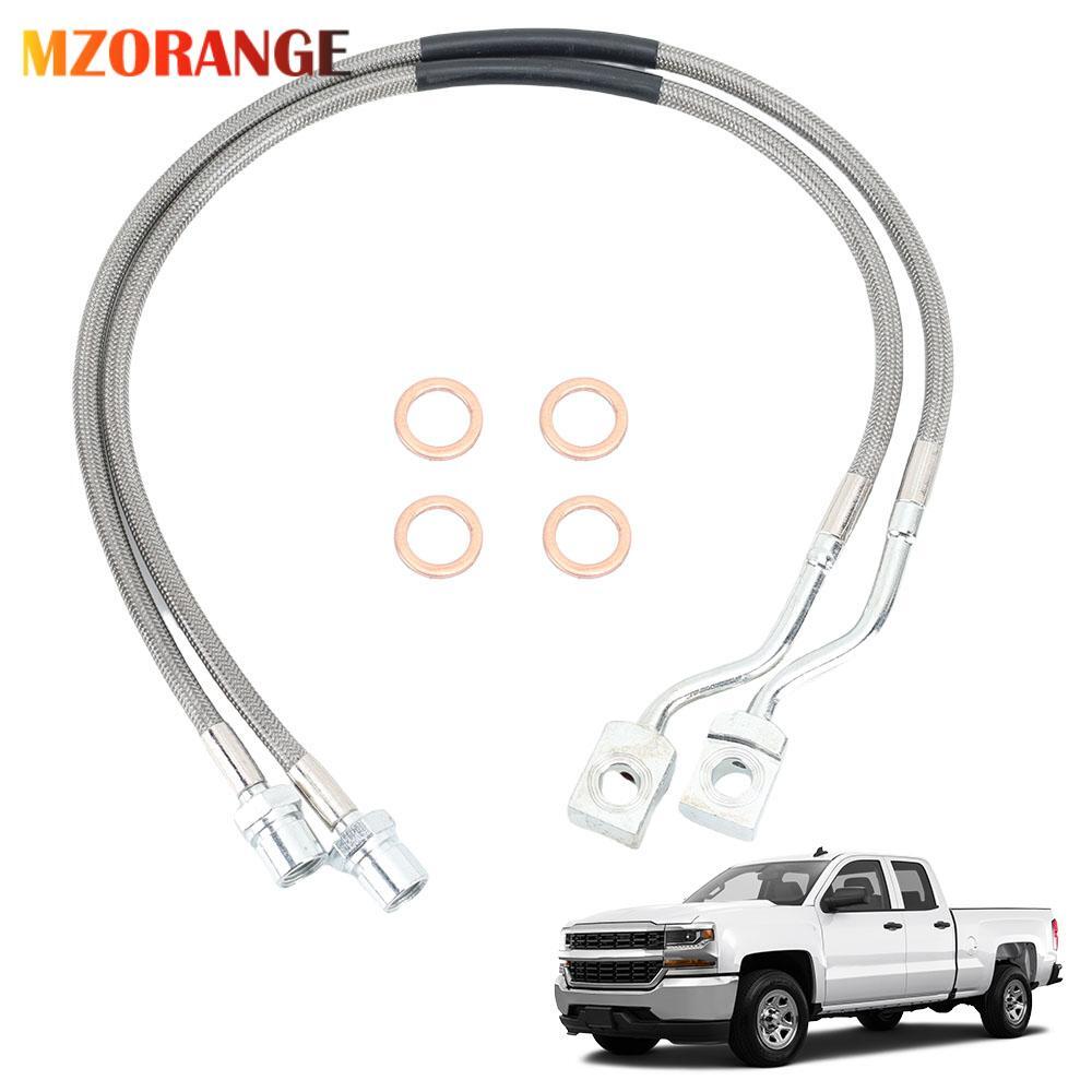 F¨¹r for GMC for Sierra 1500 4WD 2WD 07-19 Professionelle Vorderradbremsleitungen 89370