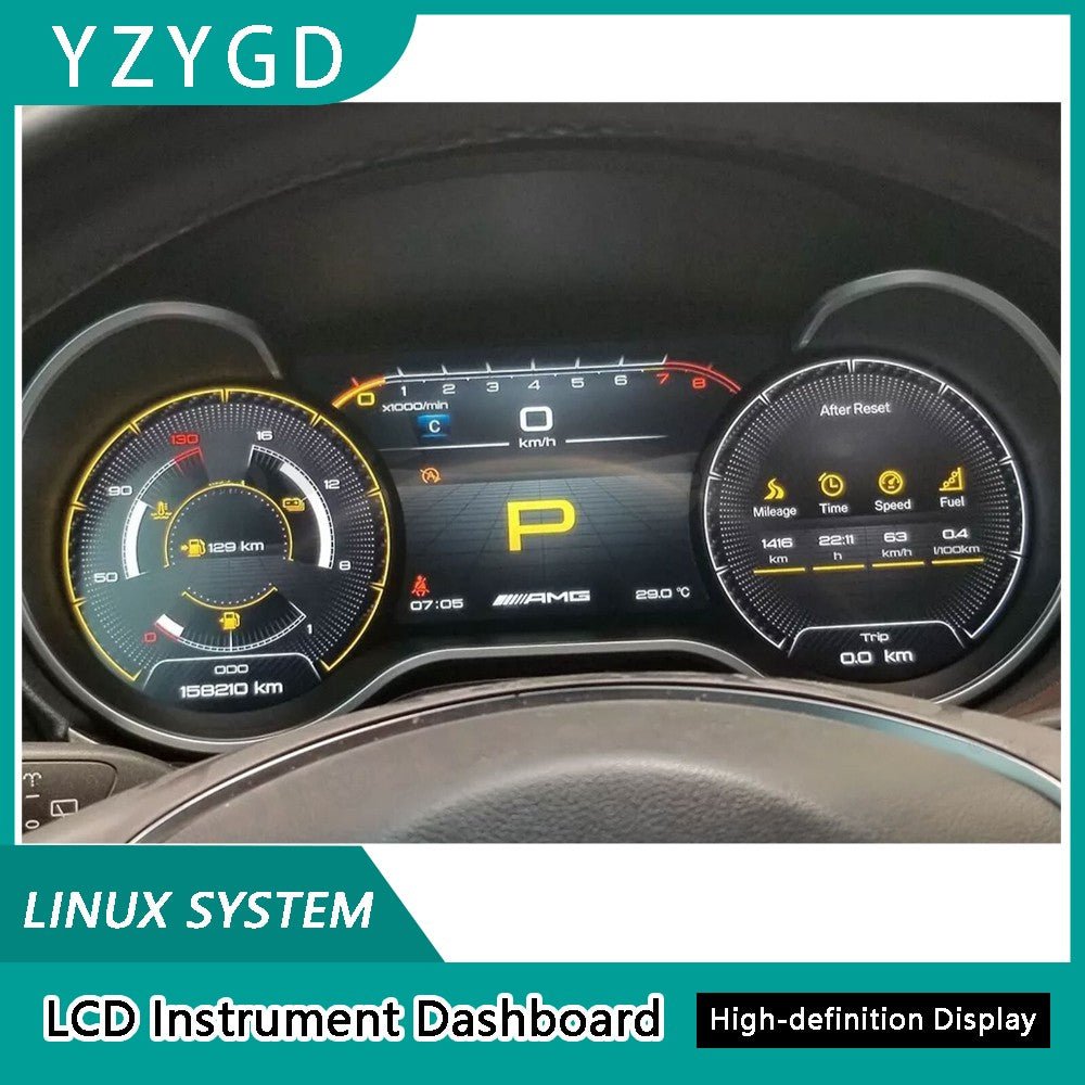 Car LCD Digital Cluster for Mercedes for Benz ML/GL 2005-2015 Instrument dashboard Q