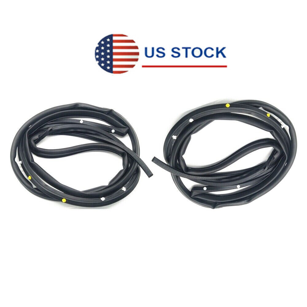 For 2006-2011 for Honda for CIVIC Front Door Weatherstrip Moulding Seal Strip Right+Left