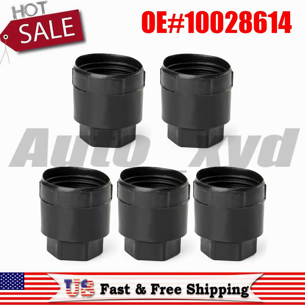 10028614 5-pack Black Lug Nut Caps for Chevrolet Camaro RS 1982-1992 XYD Q