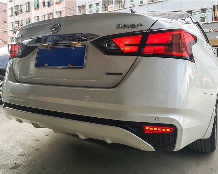Fit for Altima 2019-2024 LED Rear Fog Light Tail Bumper Light Sets 2pcs v
