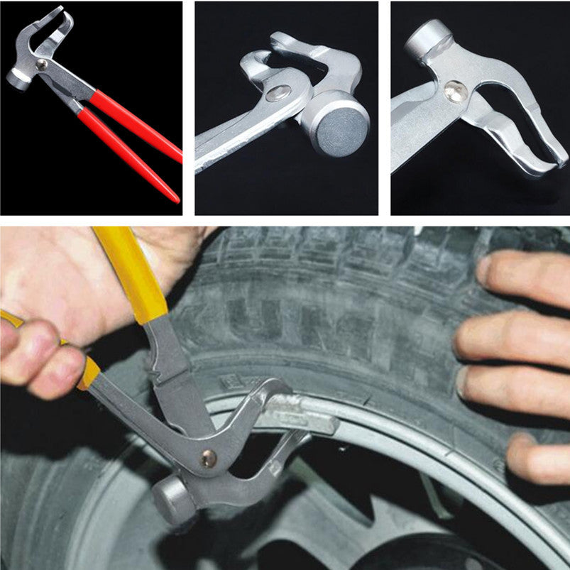 Universal Car Wheel Weight Plier Balancer Clip Weight Remover Plier Hammer Tool
