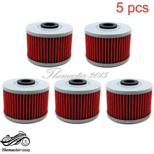 5 Oil Filter for HONDA CB300F GB400F CBR300R CBR250R CBX250 ATC250ES NX250 NX650 Q