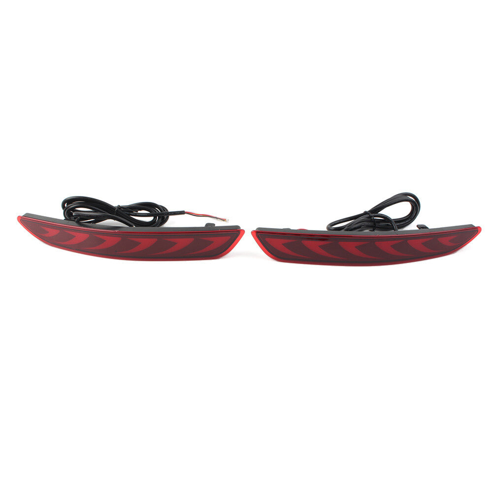 2¢ª Rear Bumper Brake Light Dynamic Turn Signal Light Fit Mazda3 Axela 2019-2021