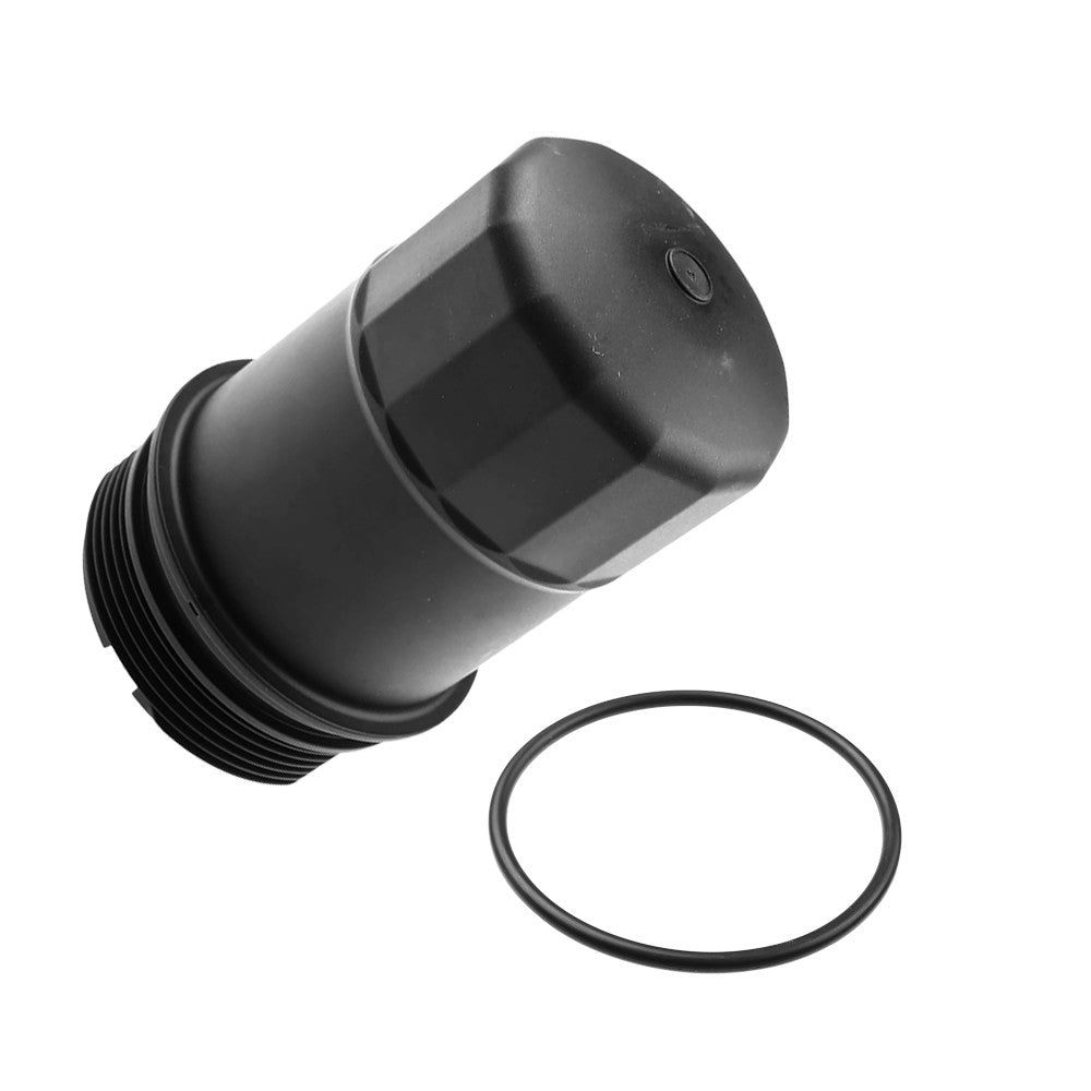 Fit For W204 W205 W218 W166 E43 E450 AMG Oil Filter Cover Cap With O-Ring Black Q