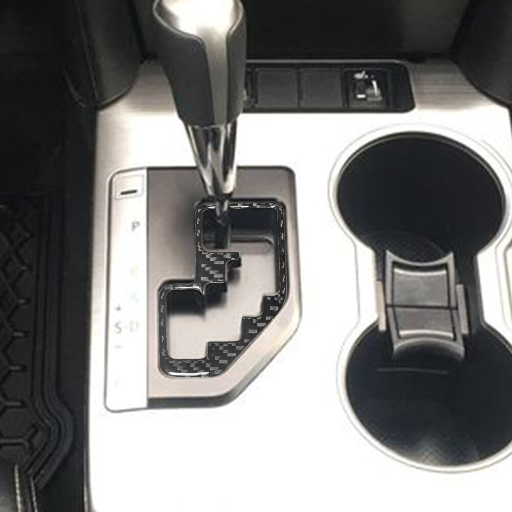 Carbon Fiber Gear Shift Console Control Trim Cover for Toyota for Camry 2012-2014