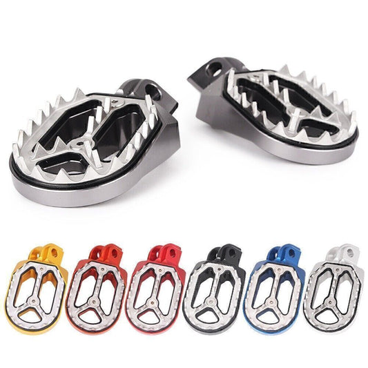 For /Husqvarna 85cc-530cc ALL 2005-2015 Dirt Bike Racing Footpegs Footrests Q