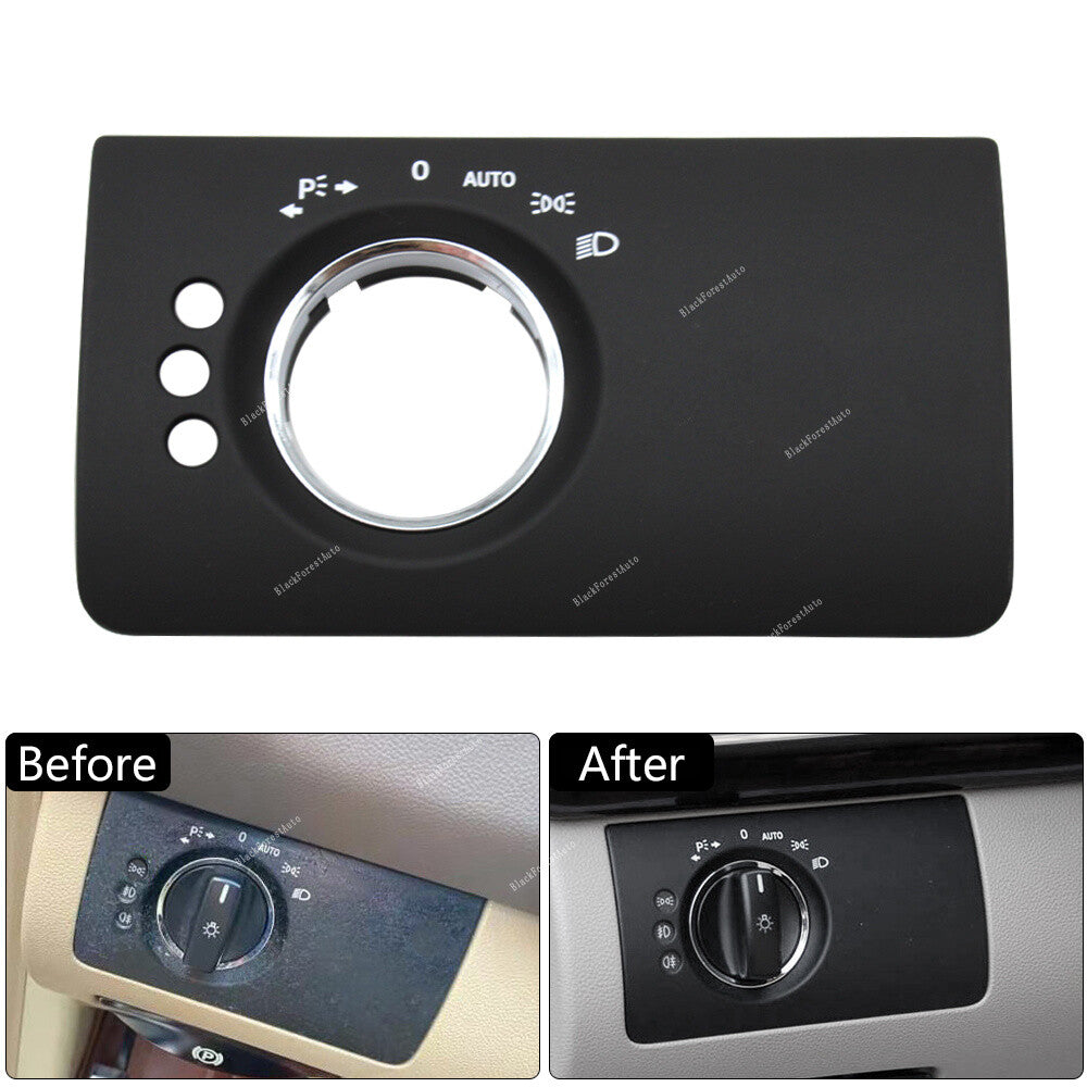 Headlight Control Switch Cover With 3 Hole for Mercedes X164 W164 ML GL