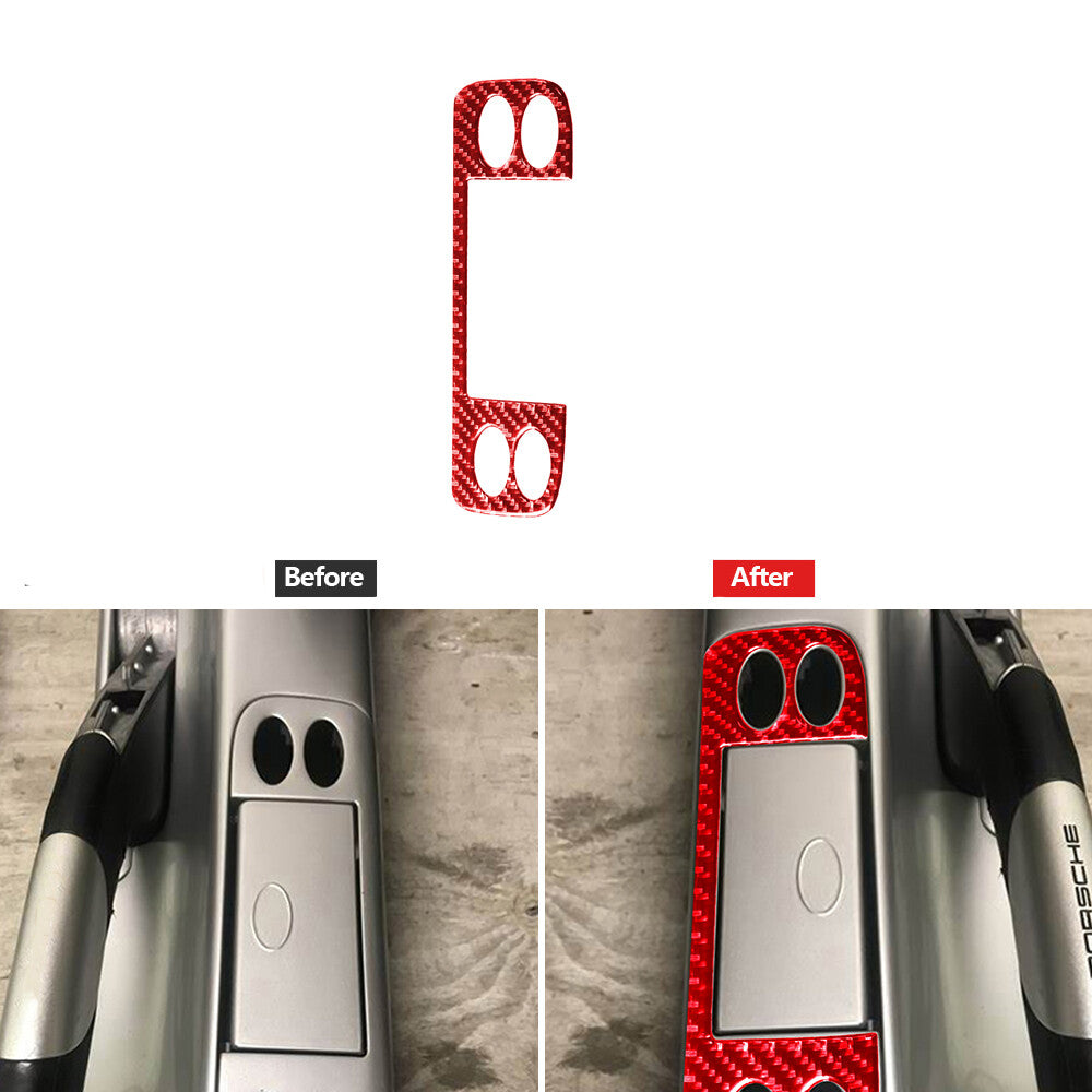 2Pcs Carbon Fiber Front Window Control Trim for Dodge Journey Sxt Se 2009-2010 v